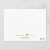 Federpunkte Postkarte (Rückseite)