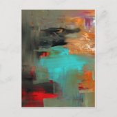 Federreflektion Postkarte (Vorderseite)