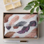 Federreihen Design 1 Seidenpapier (Geschenk)