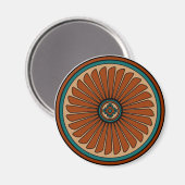 Federrunde Magnet (Vorderseite/Rückseite)