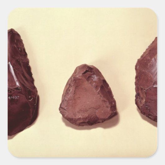 Federspitzen Quadratischer Aufkleber (Vorderseite)