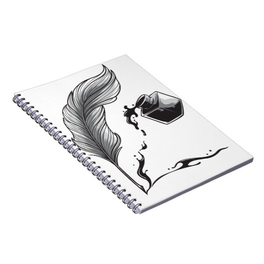 Federstift Notizblock (Rechte Seite)