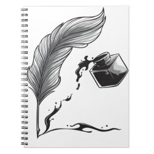 Federstift Notizblock