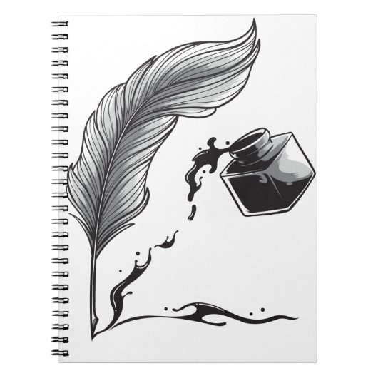 Federstift Notizblock (Vorderseite)