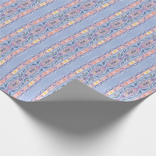 Federstreifen Geschenkpapier (Ecke)