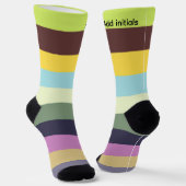 Federstreifen Socken (Gewinkelt)