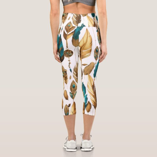 Federstrom - Gnade in Bewegung Capri Leggings (Rückseite)