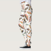 Federtickle-Muster Leggings (Links)
