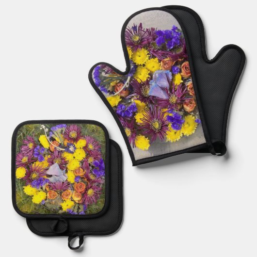 Federung Ofenhandschuh & Topflappen-Set (Vorderseite/Rückseite)