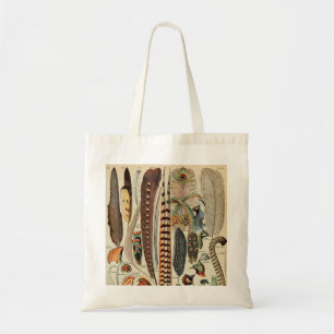 Federvogel-Wildlife-Antike-Federn Tragetasche