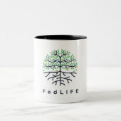 FedLIFE 11 oz. Zweifarbige Tasse (Mittel)