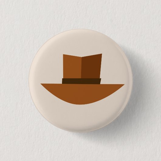 Fedora-Button Button (Vorderseite)