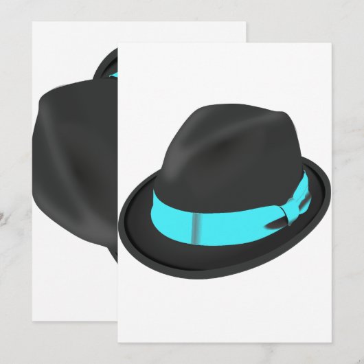 Fedora-Einladung Einladung (Vorne/Hinten)