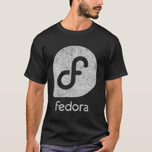 Fedora Linux sichere Software für Programmierer un T-Shirt (Vorderseite)