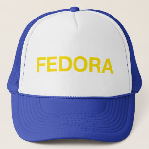 FEDORA lustiger Slogan LKW-Hut Truckerkappe