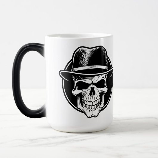 Fedora-Schädel Verwandlungstasse (Links)