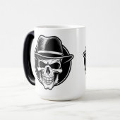 Fedora-Schädel Verwandlungstasse (Vorderseite Links)