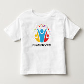 FedSERVES-Logo für Kleinkinder-T - Shirt (Vorderseite)