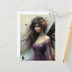 Fee am Ententeich Postkarte