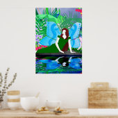 Fee am Teich Poster (Küche)