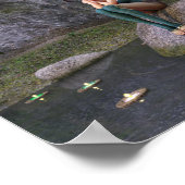 Fee am verzauberten Poster (Ecke)