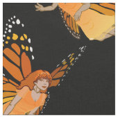 Fee Art Fabric Butterfly Fairy Muster Stoffe (Nahaufnahme)