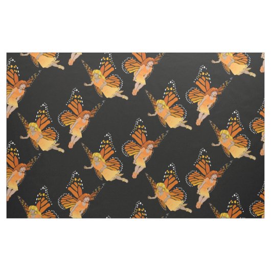 Fee Art Fabric Butterfly Fairy Muster Stoffe (Fat Quarter (45,7 x 55,9 cm))