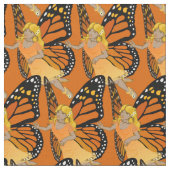 Fee Art Fabric Butterfly Fairy Muster Stoffe (Nahaufnahme)