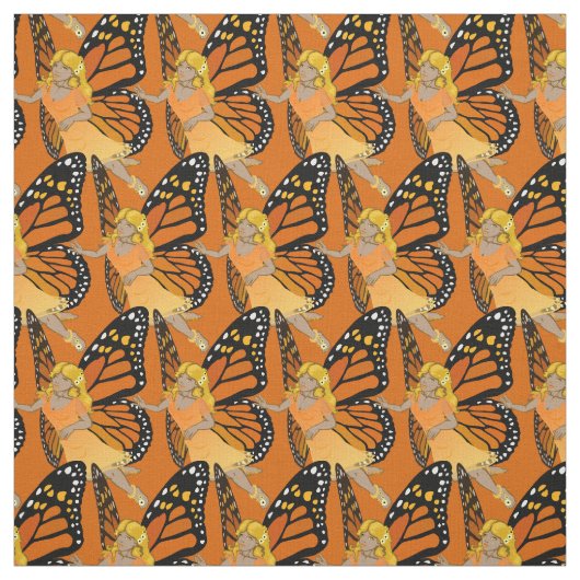 Fee Art Fabric Butterfly Fairy Muster Stoffe (Muster)