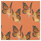 Fee Art Fabric Butterfly Fairy Muster Stoffe (Nahaufnahme)
