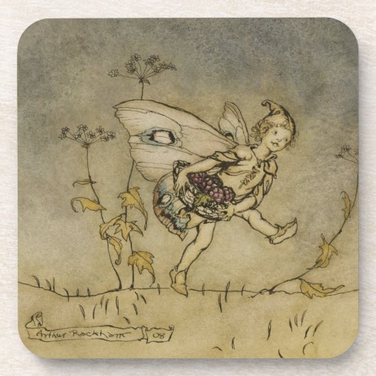 Fee Arthurs Rackham |, Illustration von 'einem Getränkeuntersetzer (Vorderseite)