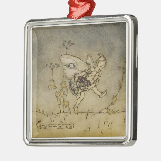 Fee Arthurs Rackham |, Illustration von 'einem Silbernes Ornament (Links)