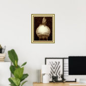 "Fee auf der Kuppel" von Fidus 40 x 50 cm Poster (Heimbüro)