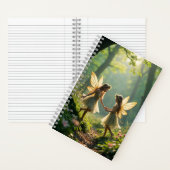 Fee beim Spielen im WaldNotebook Notizblock (Innen)