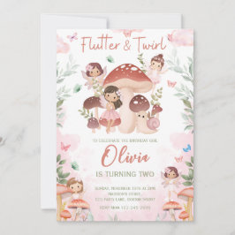Fee Birthday, verzauberter Whimsical Garden Forest Einladung