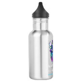 "Fee-cat-unicorn" Edelstahlflasche (Links)