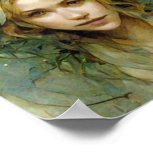 Fee Crown Fantasy Art Poster (Ecke)