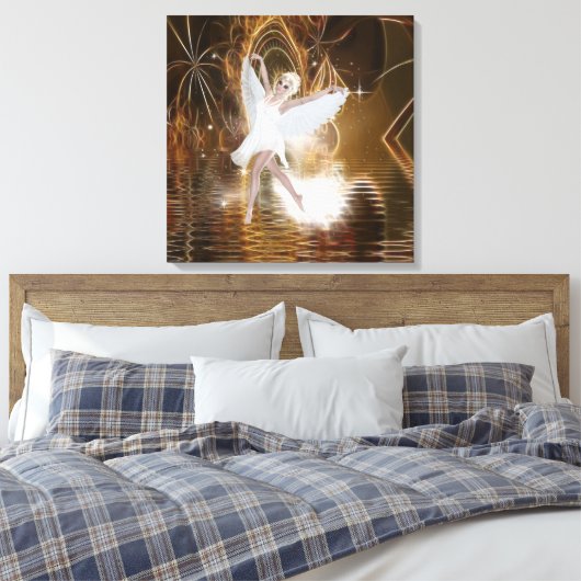 Fee Dancer Wrapped Canvas Leinwanddruck (Insitu (Schlafzimmer))