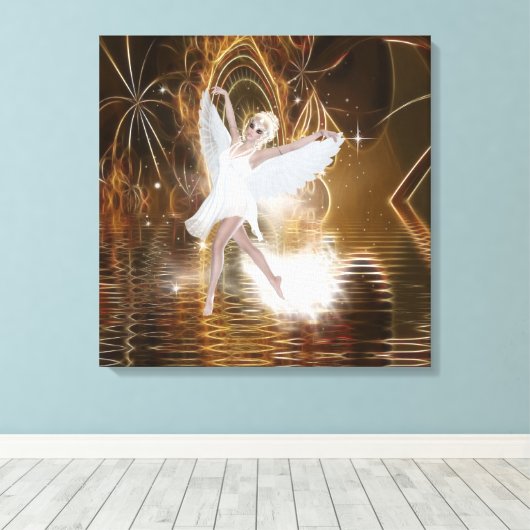 Fee Dancer Wrapped Canvas Leinwanddruck (Insitu (Holzboden))