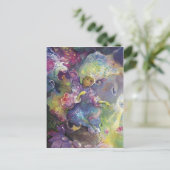 Fee der Blume*** Postkarte (Stehend Vorderseite)