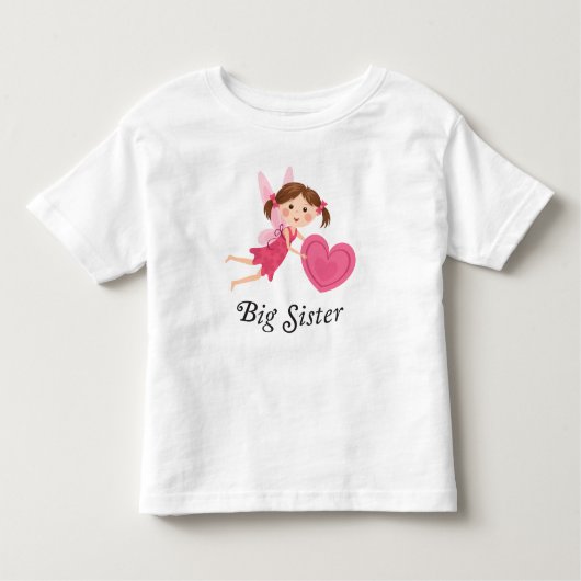 Fee der großen Schwester mit Liebeherz-T - Shirt (Vorderseite)