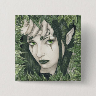 Fee des dunklen Waldknopfes Button