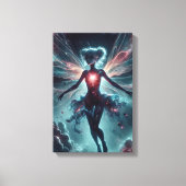 Fee des kosmischen Blutes Leinwanddruck (Vorderseite)