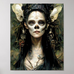 Fee des Todes 3 Dark Fantasy Art Poster