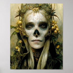 Fee des Todes 4 Dark Fantasy Art Poster