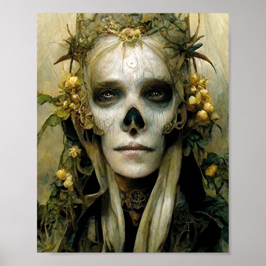 Fee des Todes 4 Dark Fantasy Art Poster (Vorne)