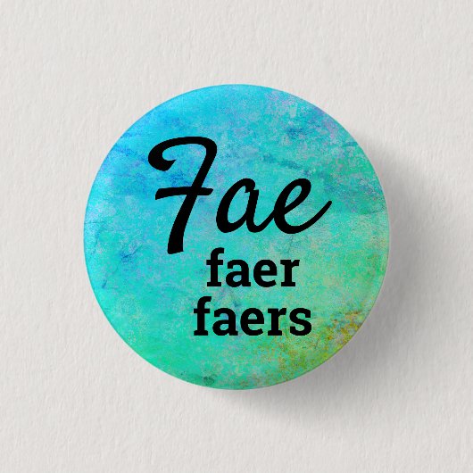 Fee, Faer, Faers Pronos Button (Vorderseite)