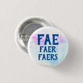 Fee Faer Faers Pronouns Button (Vorne & Hinten)