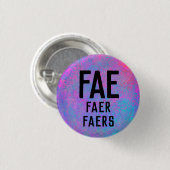 Fee Faer Faers Pronouns Button (Vorne & Hinten)