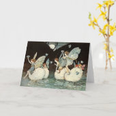 Fee, Fairy, Fee Pagan Grußkarte Karte (Gelbe Blume)